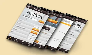 Fitkeep app screens